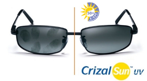 Crizal Sun powłoka na szkłach przeciwsłonecznych z polaryzacją
